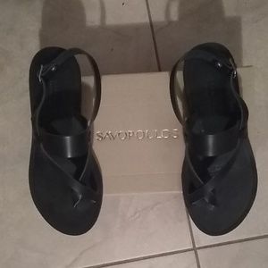 Savopoulos Greek leather sandals